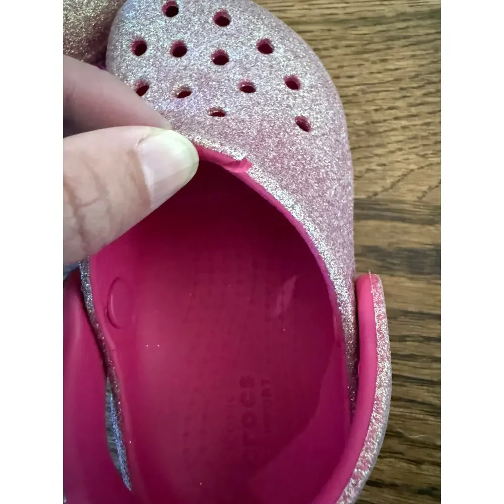 Crocs Kids Classic Glitter Clog